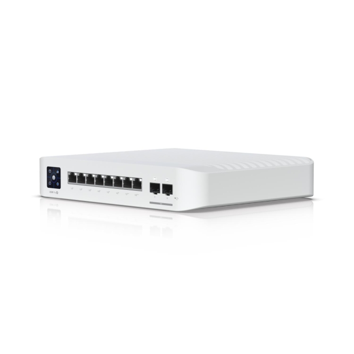 Switch PoE A 9 Porte 8 PoE 96W 30W Per Porta Fast Ethernet 10/100 Plug And Play Con Modalità Extend 250m