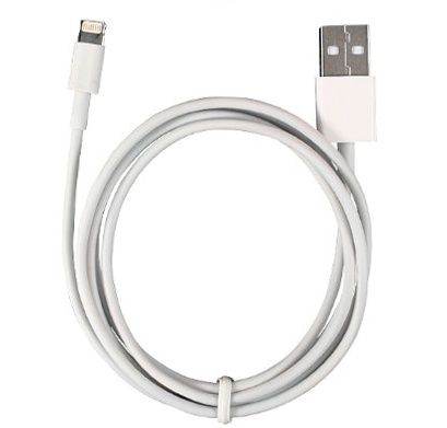 Lightning cable to USB, 5 meters, white