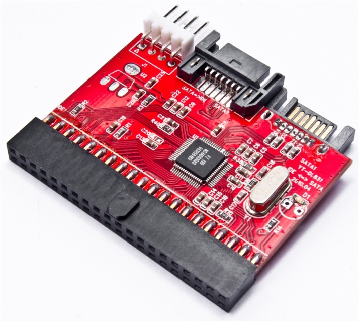 Hard disk drive adapter, IDE to SATA or SATA to IDE