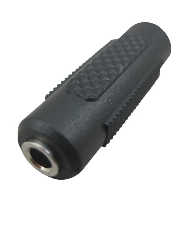 Adapter 3.5mm female - 3.5mm female (Black)