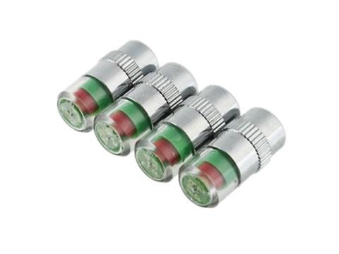 Tire pressure valve, 2.5Bar, 4-pack - Keeps track of the pressure