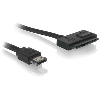 DeLOCK Power Over eSATA till SATA ström och HDD-kabel, 5V, 0,5m