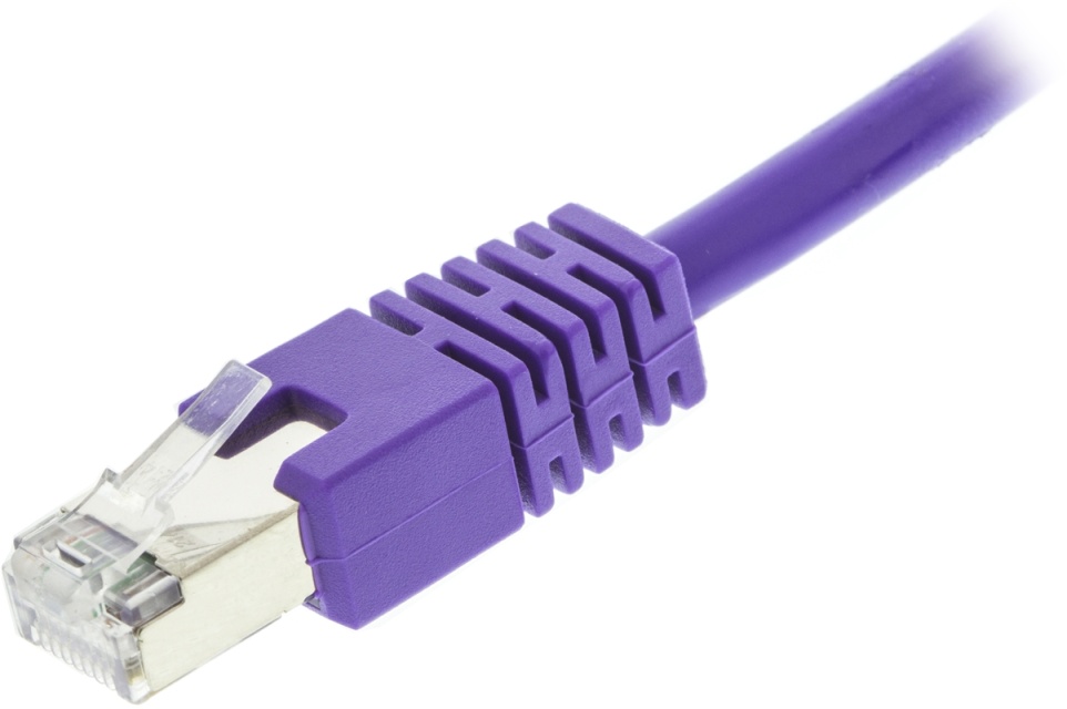 DELTACO F/UTP Cat6 patchkabel 15m, lila