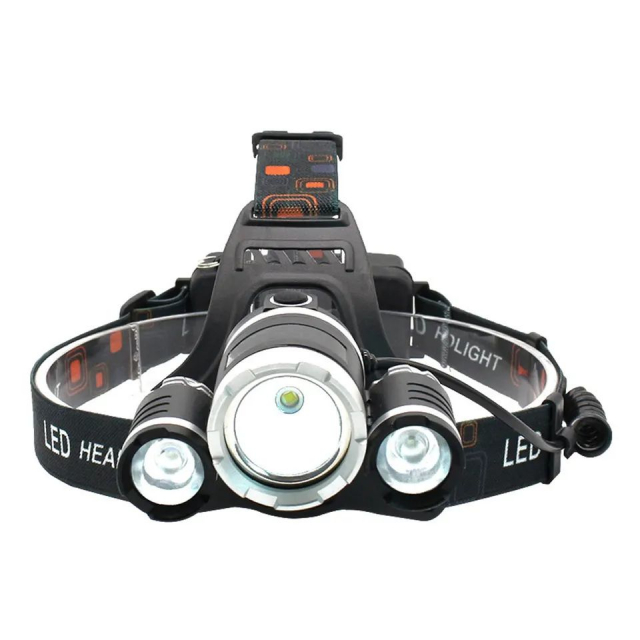 Headlamp 3xCree XM-L2, 3000lm
