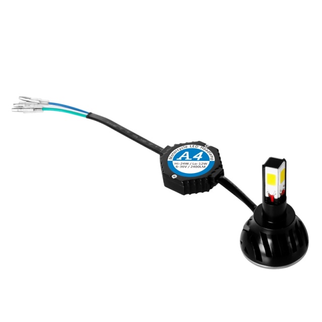 LED conversion for motorcycle, H4, H6, 6000K