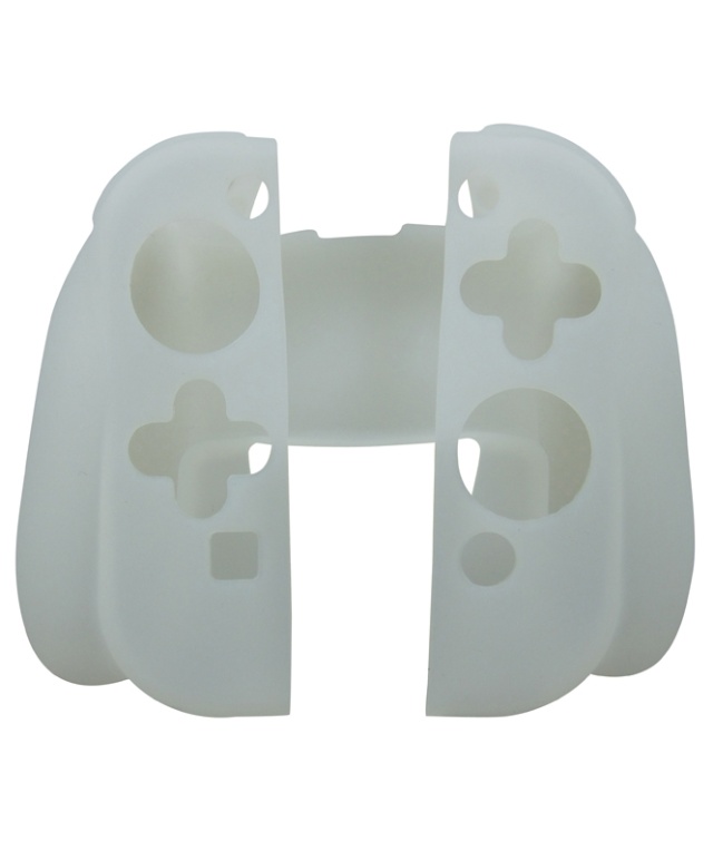 Silicone grip for controller, Nintendo Switch, Transparent.
