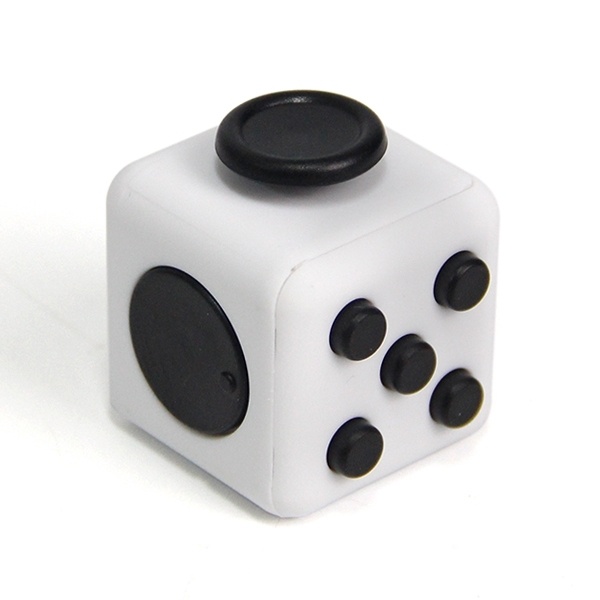 Fidget Cube, White/Black