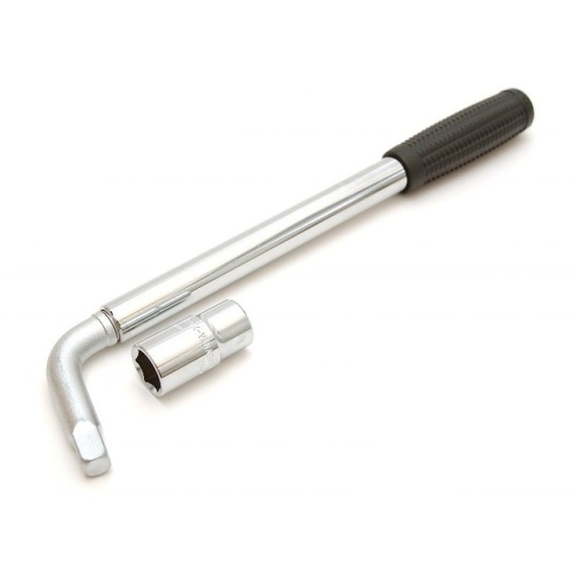 Bolt puller/Wheel nut wrench telescope incl. 17-19 mm socket