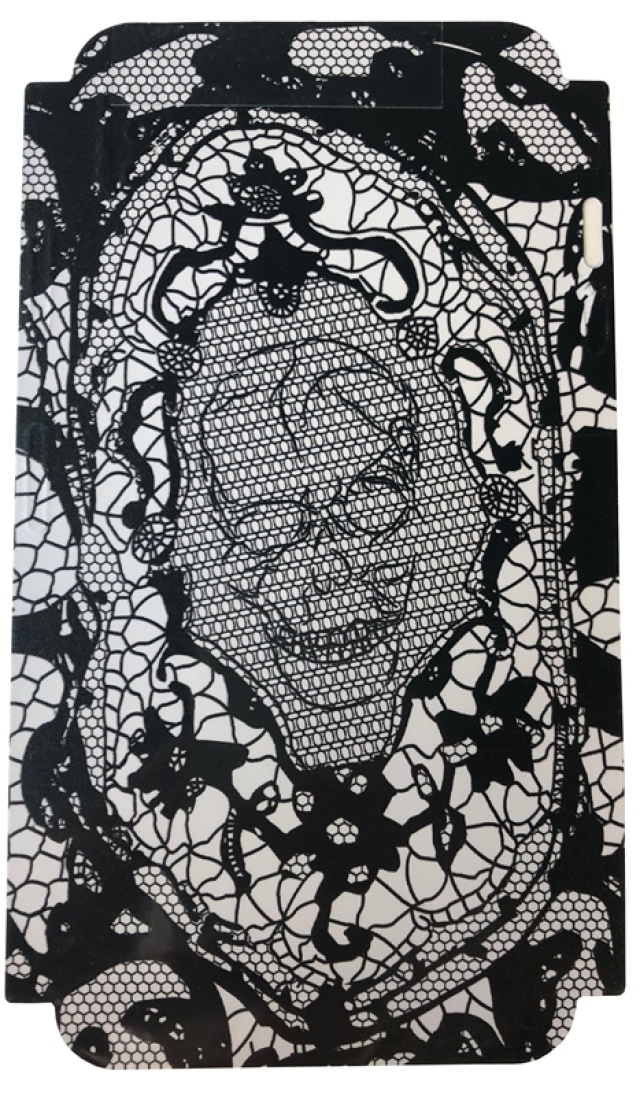 Skin for Iphone 7/8/SE(2nd), Skull - Black