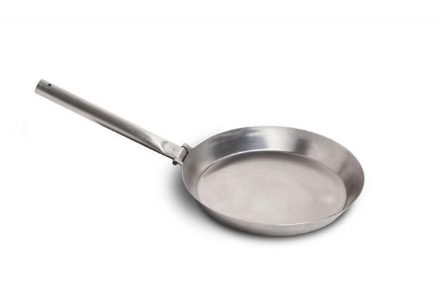 Orrefors Hunting, hopvikbar stekpanna, rostfritt stål