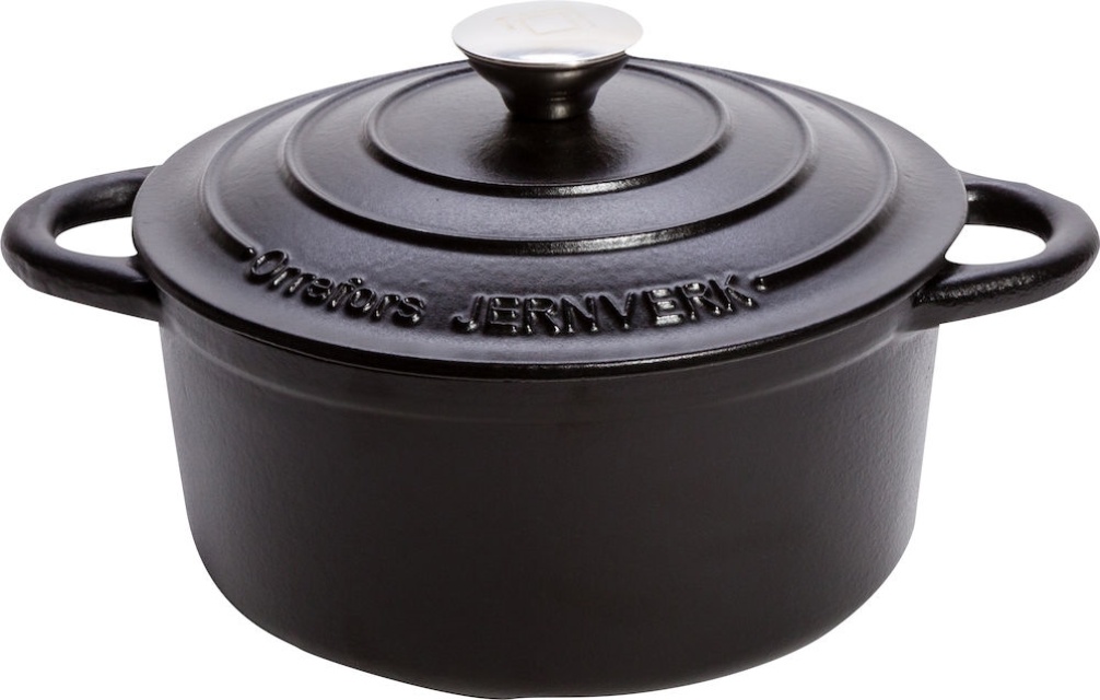 Orrefors Jernverk cast iron casserole, 2.8 liters, black