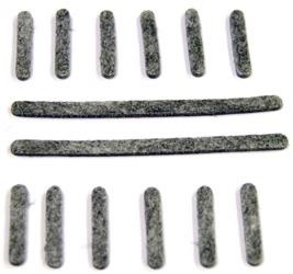 Twinner Glide Pads for Combi Tool Grey/Red