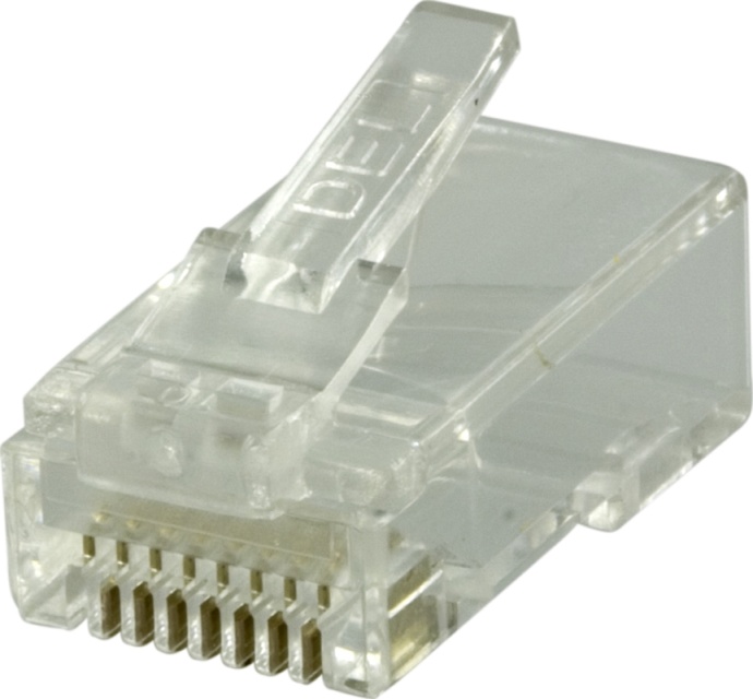 DELTACO RJ45 kontaktdon Cat6 UTP 20-pack
