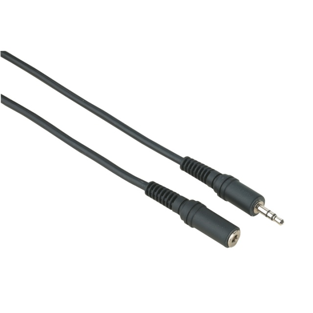 Hama R Audio Cable, 3.5 mm jack plug /socket, stereo, 2.5 m
