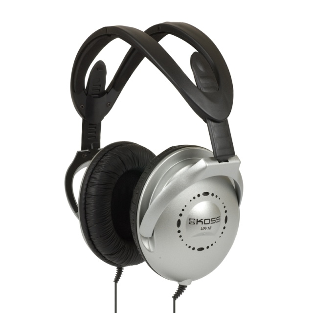 Koss Stereo OverEar Headphone UR-1 8, Black/Silver