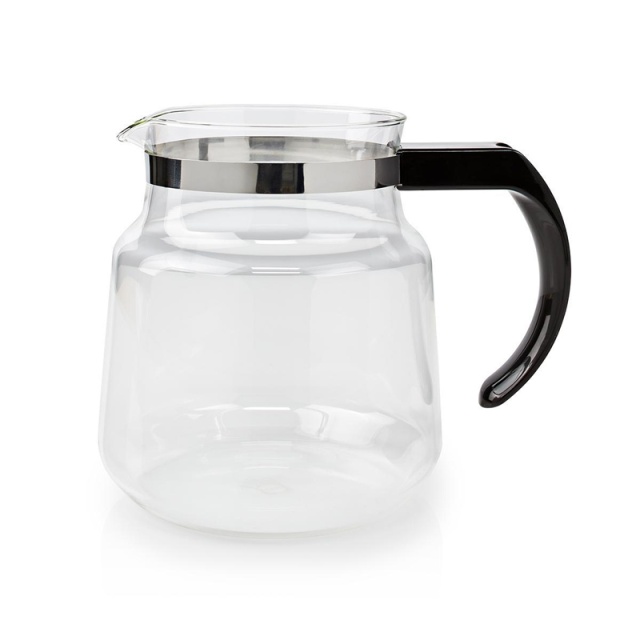 Nedis Glass Coffee Jug | Compatible with: Moccamaster K / KB/ 1 0PL / Excellent 10S | 1.2 l | Black