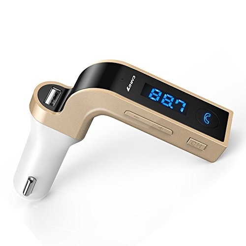 FM transmitter with Bluetooth hands-free (Gold)