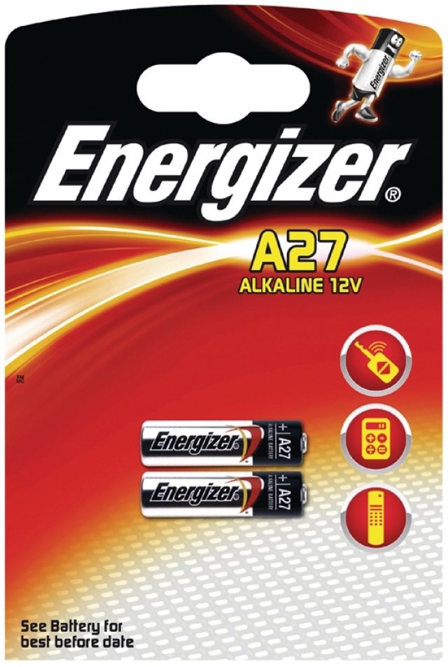 Alkaline Battery 27A | 12 V | 27 mAh | 2-Blister