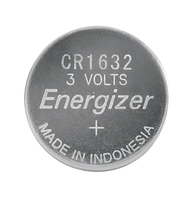 Energizer Lithium Button Cell Battery CR1632 | 3 V DC | 130 mAh | Precharged | 1-Blister | Various Devices | Silver
