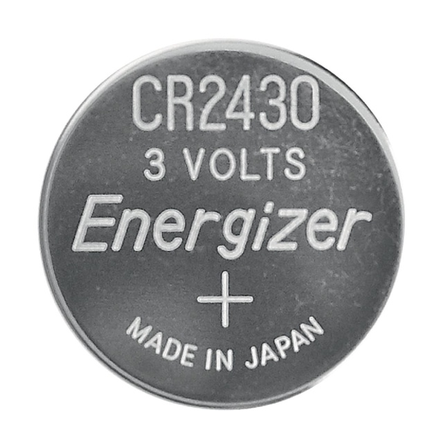 Energizer Lithium Button Cell Battery CR2430 | 3 V DC | 320 mAh | 2-Blister | Silver
