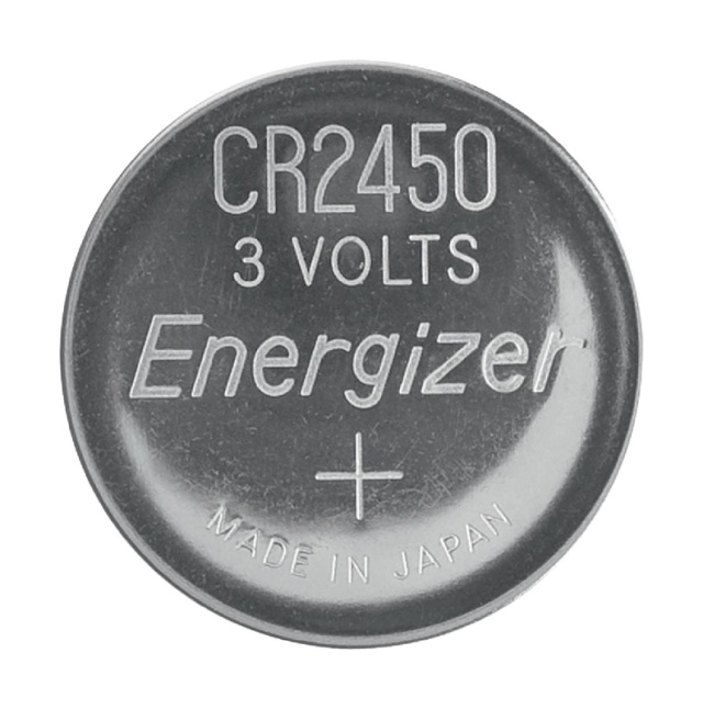 Energizer Lithium Button Cell Battery CR2450 | 3 V DC | 620 mAh | 2-Blister | Silver
