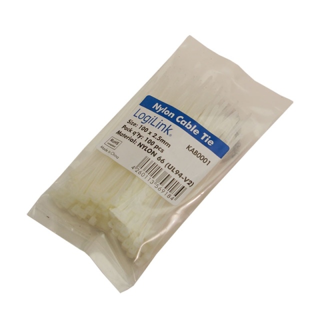LogiLink Buntband 100x2,5mm 10kg 100st