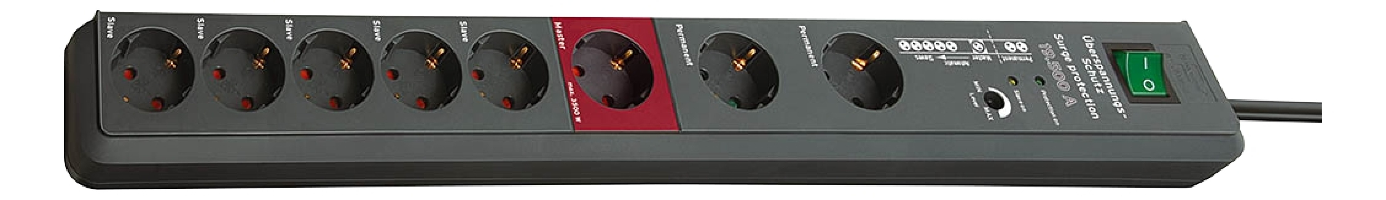 Brennenstuhl 8-vägs grenuttag