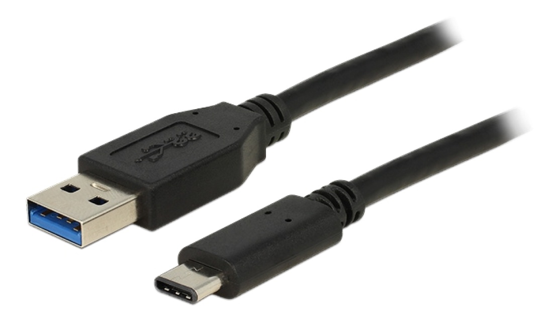 DeLOCK USB cable, 1m, Type C ma - Type A ma, 3.1 Gen 2, black