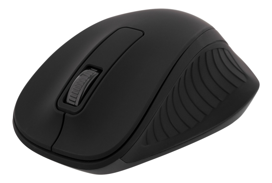 DELTACO wireless optical mouse 2,4GHz, 3 buttons with a scroll, black