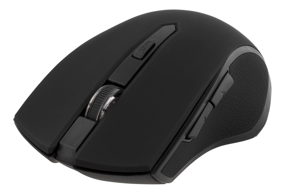 DELTACO wireless optical mouse, 5 buttons + scroll, 1600 DPI, USB, bla