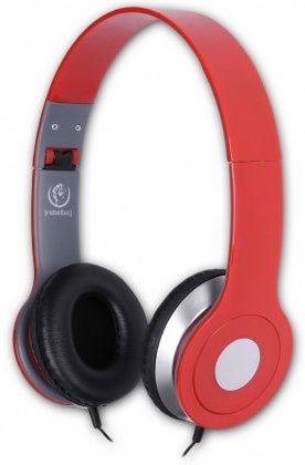 Rebeltec wired headphones City red