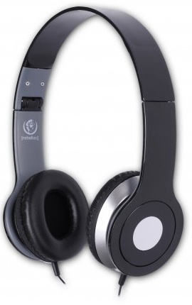 Rebeltec headphones City, black/silver, (3.5mm)