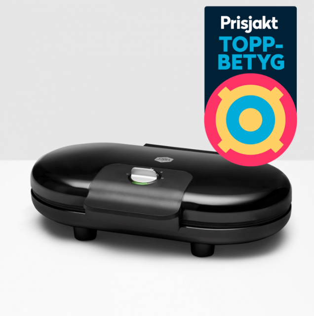 OBH Nordica Waffle iron 6969 Select Double, Black
