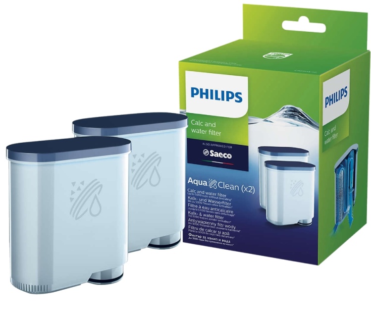 Philips CA6903/22 Lime and Water Filter Saeco Espresso Machine 2 pcs