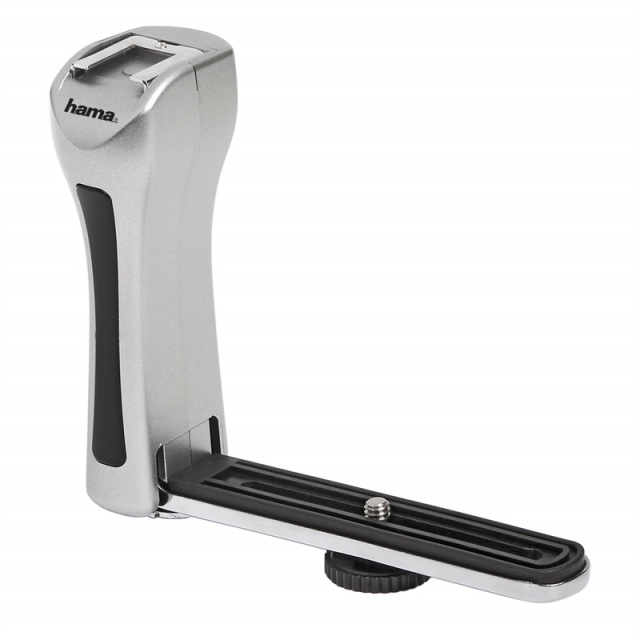 Hama Klapp Flash Bracket, 90° , foldable, silver