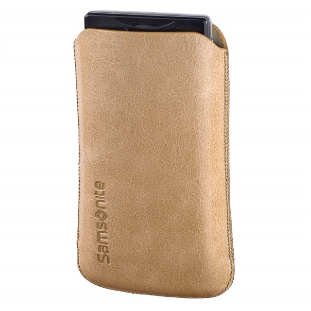 Hama o Mobile Phone Sleeve, s ize M, beige