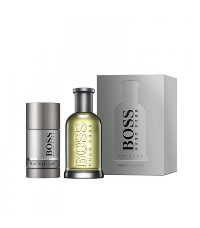 Giftset Hugo Boss Bottled Travel Edition Edt 100ml + Deostick 75ml