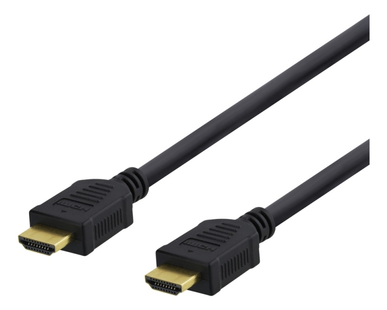 DELTACO High-Speed HDMI cable, 10m, Ethernet, 4K UHD, black