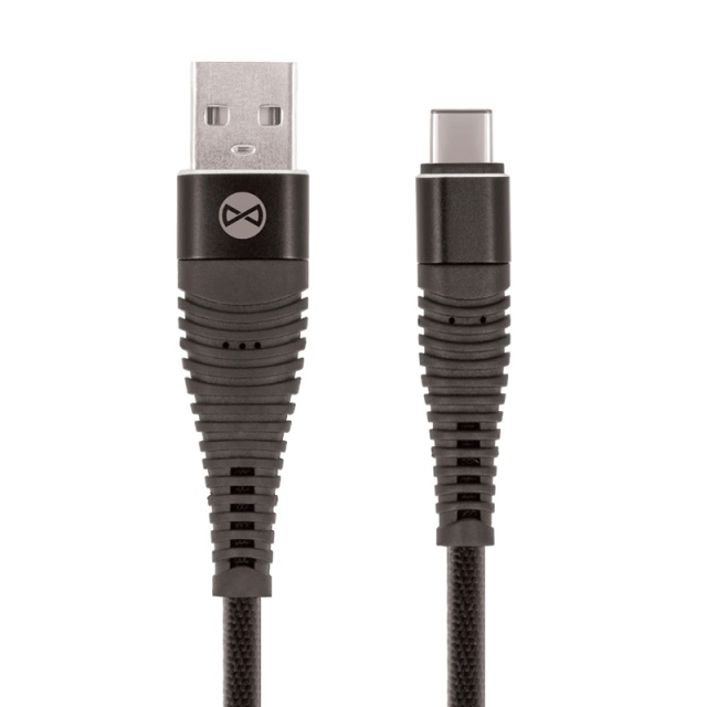 Forever Shark - USB type-C cable, black