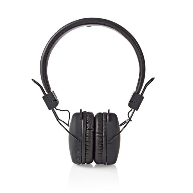 Nedis Wireless On-Ear Headphones | Battery play time: 15 hrs | Built-in microphone | Press Control | Voice control support | Volume control | Black
