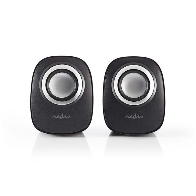 Nedis PC Speaker | 2.0 | 12 W | 3.5 mm Male | USB Powered | Volume control