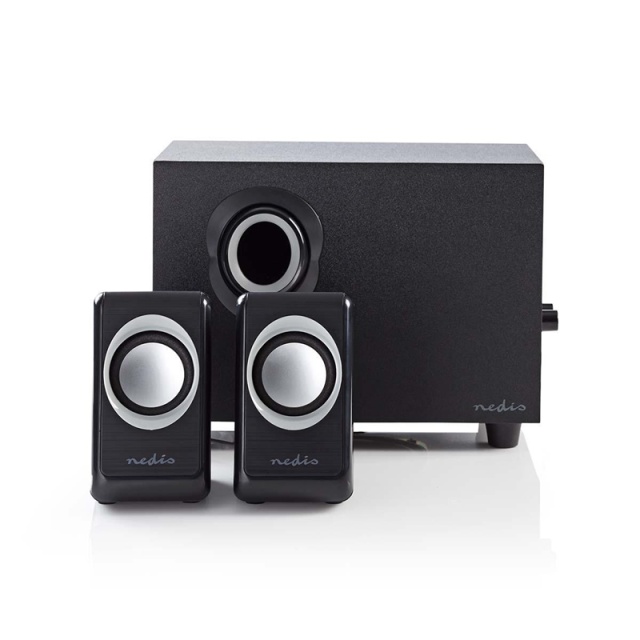 Nedis PC Speaker | 2.1 | 33 W | 3.5 mm Male | USB Powered | Volume control