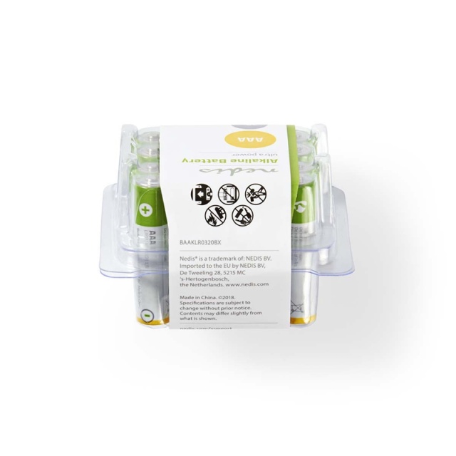 Nedis Alkaline Battery AAA | 1.5 V DC | 20-Pack