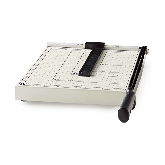 Nedis Paper Cutting Machine | Max. cutting size: 210 x 297 mm | Type of knife: Metal | Metal | Black / White