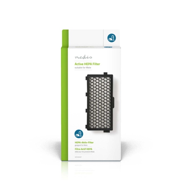 Nedis Replacement HEPA Filter | Replacement for: Miele | Black / White
