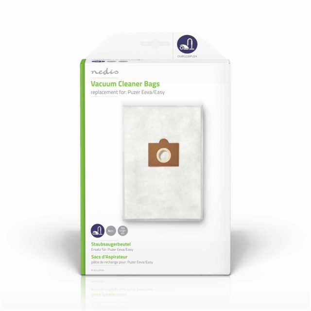 Nedis Vacuum Cleaner Bag | 4 pcs | Synthetic | Most sold for: Puzer Eeva/Easy | White