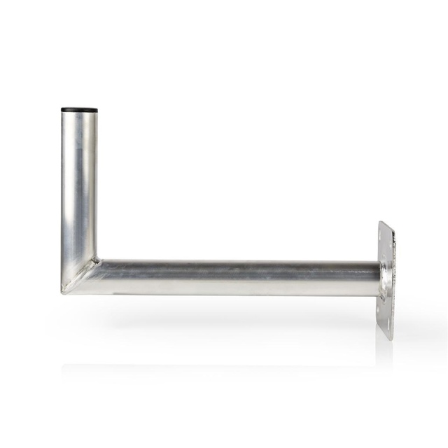 Nedis Satellite Wall Mount | Distance to wall: 450 mm | Diameter clamp: 50 mm | Maximum dish size: 100 cm | Aluminium | Silver