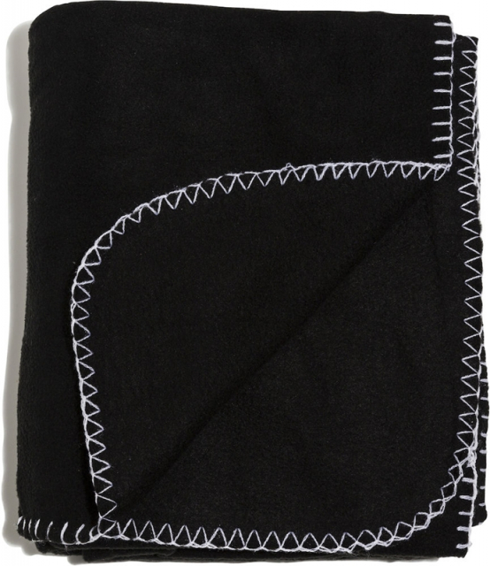 Nightingale Fleecepläd 130x170 Svart