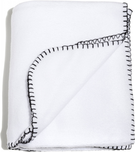Nightingale Fleecepläd 130x170 Vit