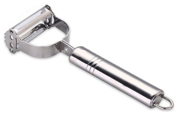 Multifunctional peeler, Stainless steel